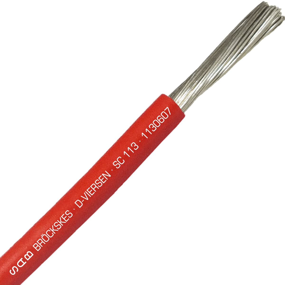 SAB 1130607 SC 113 - 10 AWG, high temperature Red silicone hook-up wire, CE, RoHS 1130607 on Powermatic Associates