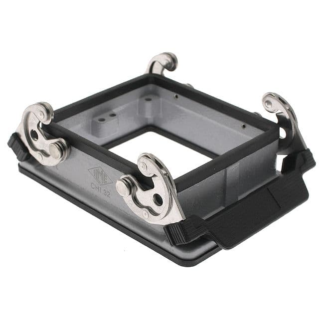 Mencom CHI-32 Standard, Rectangular Base, Bulkhead mount, size 77.62, Double Latch CHI-32 on Powermatic Associates