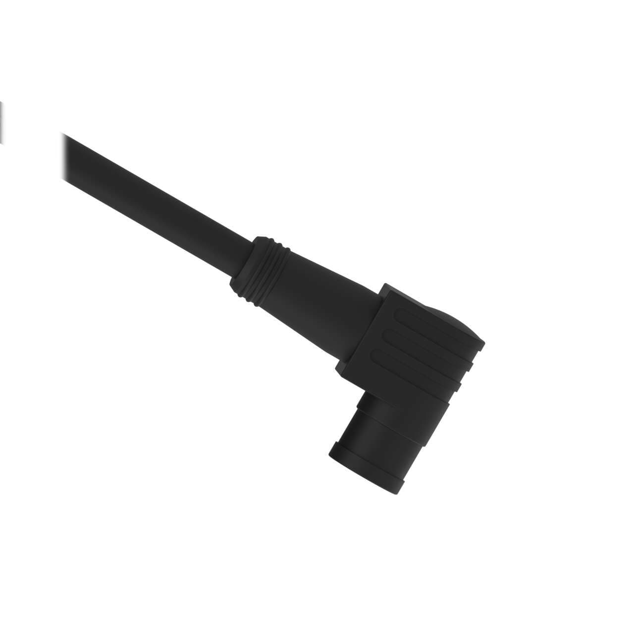 Banner PKW6Z-9 Cordset: Single Ended M8; 6-pin Right-Angle Female; 9 m (29.53 ft) 6x26 PVC Black PKW6Z-9 on Powermatic Associates