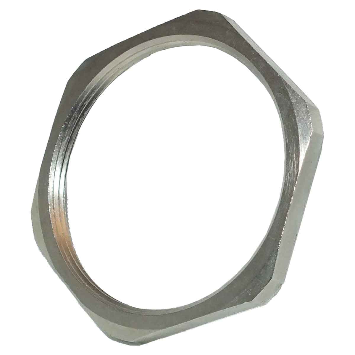 SAB LMM-25 SAB LMM-25 Nickel Plated Brass Locknut with M25 threads LMM-25 on Powermatic Associates