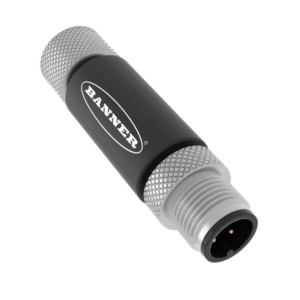 Banner S15CM-PF-IQ S15C Series: In-Line Converter; Voltage: 12-30 V dc; IP67; Female: PFM Output ; Male: Analog 4-20 mA Input; Male-Female 4-pin M12 QD S15CM-PF-IQ on Powermatic Associates