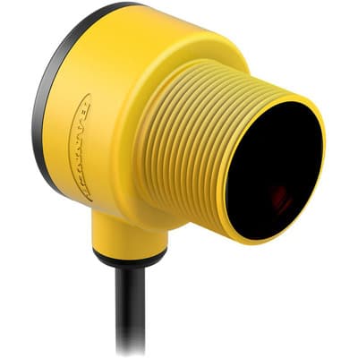 Banner T303E W-30 Photo-electric emitter with through-beam system / opposed mode - Banner Engineering (EZ-BEAM series - T30 series) - Part #33944 - Infrared (IR) light (950nm) - Supply voltage 20Vac-250Vac (200Vac / 220Vac / 240Vac nom.) - Pre-wired with 30ft / 9m cable te T303E W-30 on Powermatic Associates