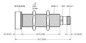 Turck RU100U-EMT18E-LI8X2-H1151 RU100U-EMT18E-LI8X2-H1151 Turck - RU100U-EMT18E-LI8X2-H1151 Ultrasonic Sensor, Diffuse Mode Sensor RU100U-EMT18E-LI8X2-H1151 on Powermatic Associates