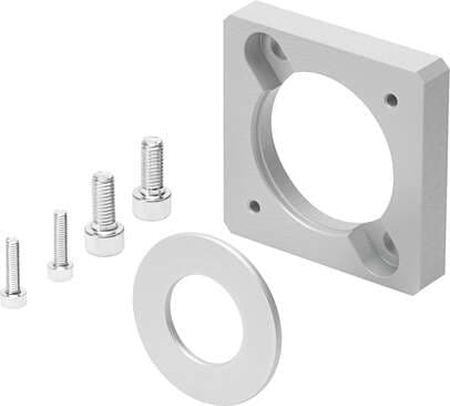 Festo 562667 motor flange EAMF-A-38A-40A Assembly position: Any, Storage temperature: -25 - 60 °C, Relative air humidity: 0 - 95 %, Ambient temperature: -10 - 60 °C, Interface code, motor in: 40A 562667 on Powermatic Associates