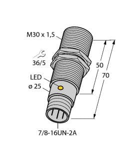 Turck BI10-G30-AP6X-B1141 BI10-G30-AP6X-B1141 Turck - BI10-G30-AP6X-B1141 Inductive Sensor BI10-G30-AP6X-B1141 on Powermatic Associates