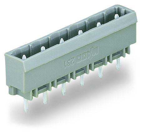 WAGO 231-272/001-000 231-272/001-000 WAGO - Male header; 12-pole; THT; 1.2 x 1.2 mm solder pin; straight; pin spacing 7.5 mm; gray 231-272/001-000 on Powermatic Associates