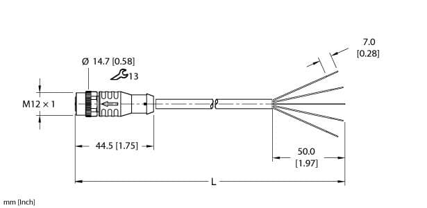 Turck EKRV-A5.502-DC24-5 EKRV-A5.502-DC24-5 Turck - EKRV-A5.502-DC24-5 Actuator and Sensor Cordset, Connection Cable EKRV-A5.502-DC24-5 on Powermatic Associates