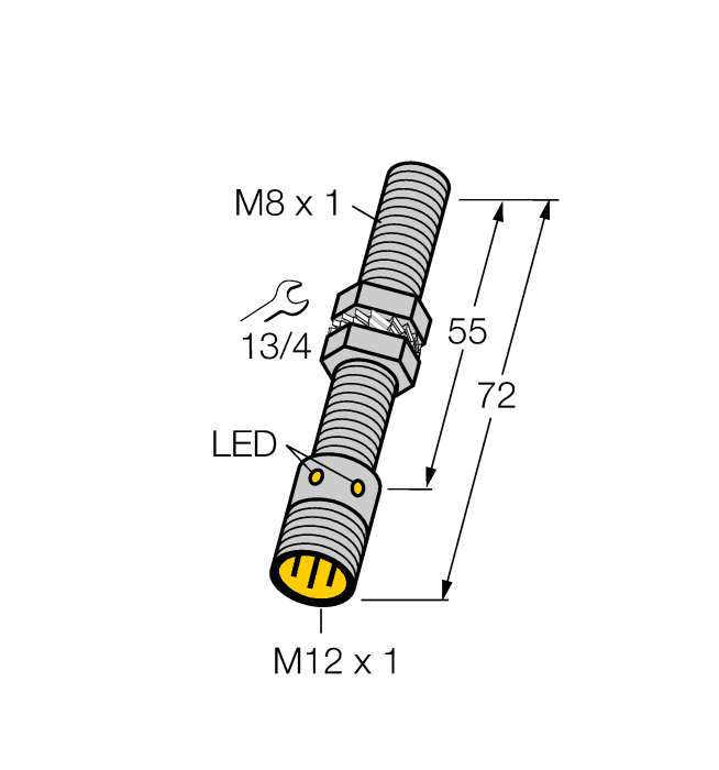 Turck BI2-G08-RN6X-H1341 BI2-G08-RN6X-H1341 Turck - BI2-G08-RN6X-H1341 Inductive Sensor BI2-G08-RN6X-H1341 on Powermatic Associates