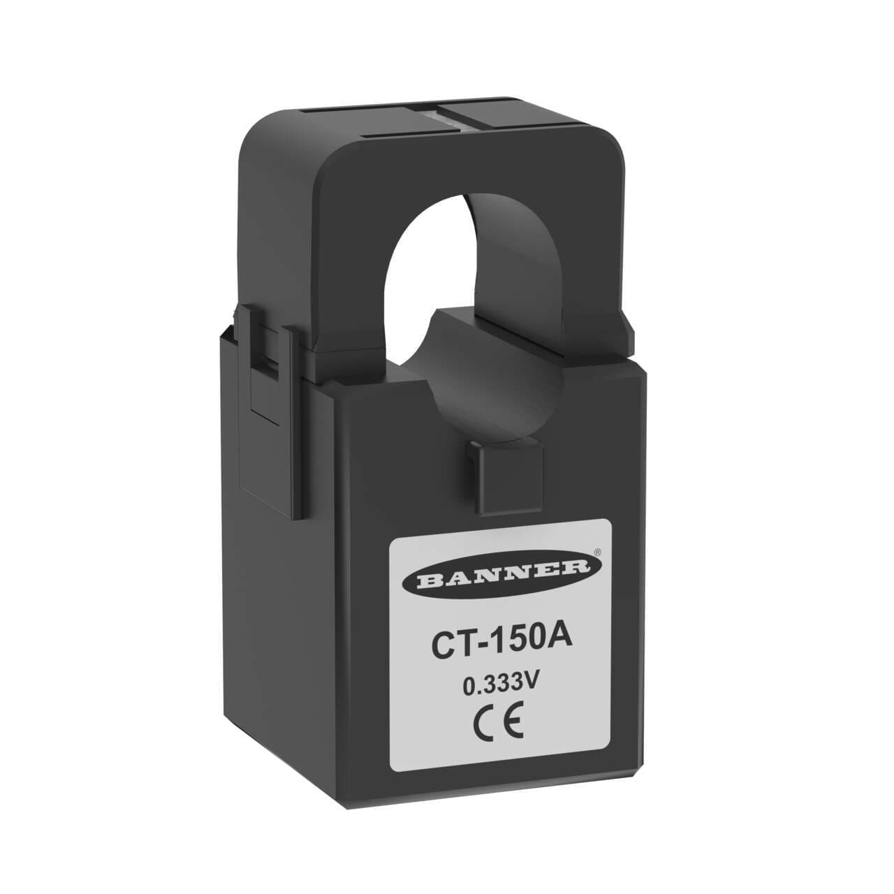 Banner BWA-CURRENT-TRANSFORMER-150A Banner BWA-CURRENT-TRANSFORMER-150A - Split-Core Current Transformer; 150 A Input; 0-100 mA/0.333 V Output; 1 m 2-wire Twisted Pair Cable BWA-CURRENT-TRANSFORMER-150A on Powermatic Associates