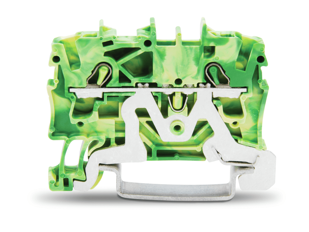 WAGO 2002-1207 2002-1207 WAGO - TOPJOB®S ground terminal block; rail mount; 2-conductor; 5.2 mm wide; green-yellow 2002-1207 on Powermatic Associates