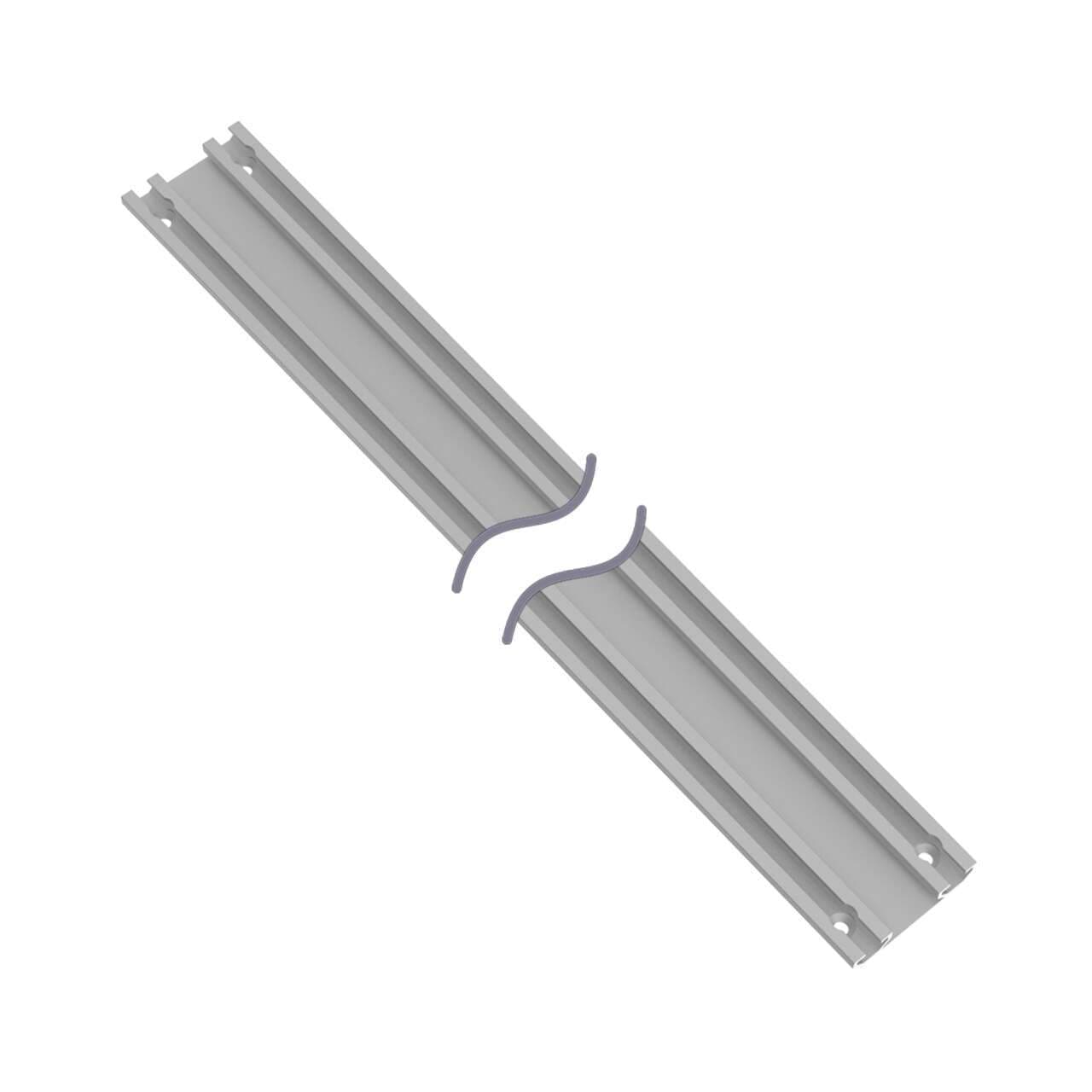 Banner LMBWLB72R2400 Bracket: For Use with WLB72, 2400 mm Length; Rail bracket for extrusion mounting; Anodized Aluminum; Hardware Included LMBWLB72R2400 on Powermatic Associates