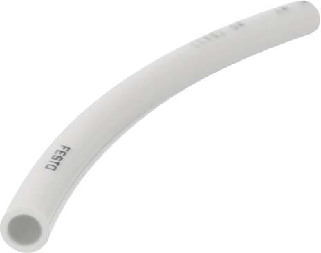 Festo 558213 plastic tubing PLN-8X1,25-SI highly resistant to chemicals and hydrolysis. Outside diameter: 8 mm, Bending radius relevant for flow rate: 50 mm, Inside diameter: 5,9 mm, Min. bending radius: 23 mm, Temperature dependent operating pressure: -0,95 - 14 bar 558213 on Powermatic Associates