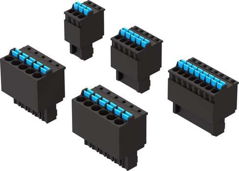 Festo 576005 assortment of plugs NEKM-C-10 For motor cables, encoder cables, power supplies, reference switches, STO safety function. Materials note: Conforms to RoHS, Corrosion resistance classification CRC: 0 - No corrosion stress 576005 on Powermatic Associates