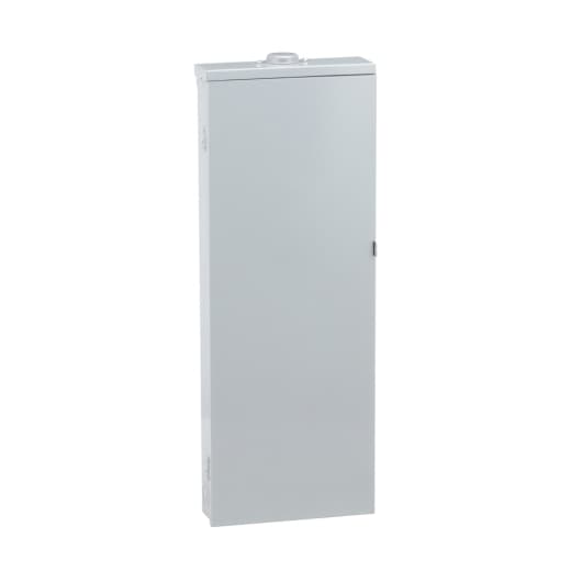 Schneider Electric HOM4080M200PRB Square D by Schneider Electric HOM4080M200PRB is a load center designed for single-phase (1PH) networks. It features a welded galvannealed steel enclosure and tin-plated aluminum busbar. This load center measures H1000mm x W375mm x D115mm (H39.37" x W14.76" x D4.53"), offering 40 spaces for up to 80 single pole circuits or 40 tandem breakers. It is equipped with lugs for connection, has a rated current of 200A, and operates at a rated voltage of 120Vac/240Vac. The HOM4080M200PRB is protected to a degree of NEMA 3R. HOM4080M200PRB on Powermatic Associates
