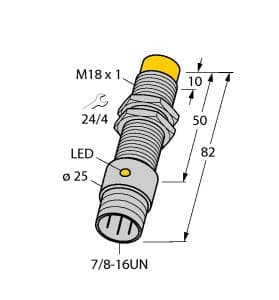Turck NI10-G18-RZ3X-B1331 NI10-G18-RZ3X-B1331 Turck - NI10-G18-RZ3X-B1331 Inductive Sensor NI10-G18-RZ3X-B1331 on Powermatic Associates