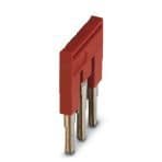 Phoenix Contact 3030242 Plug-in bridge, pitch: 6.2 mm, width: 16.9 mm, number of positions: 3, color: red 3030242 on Powermatic Associates