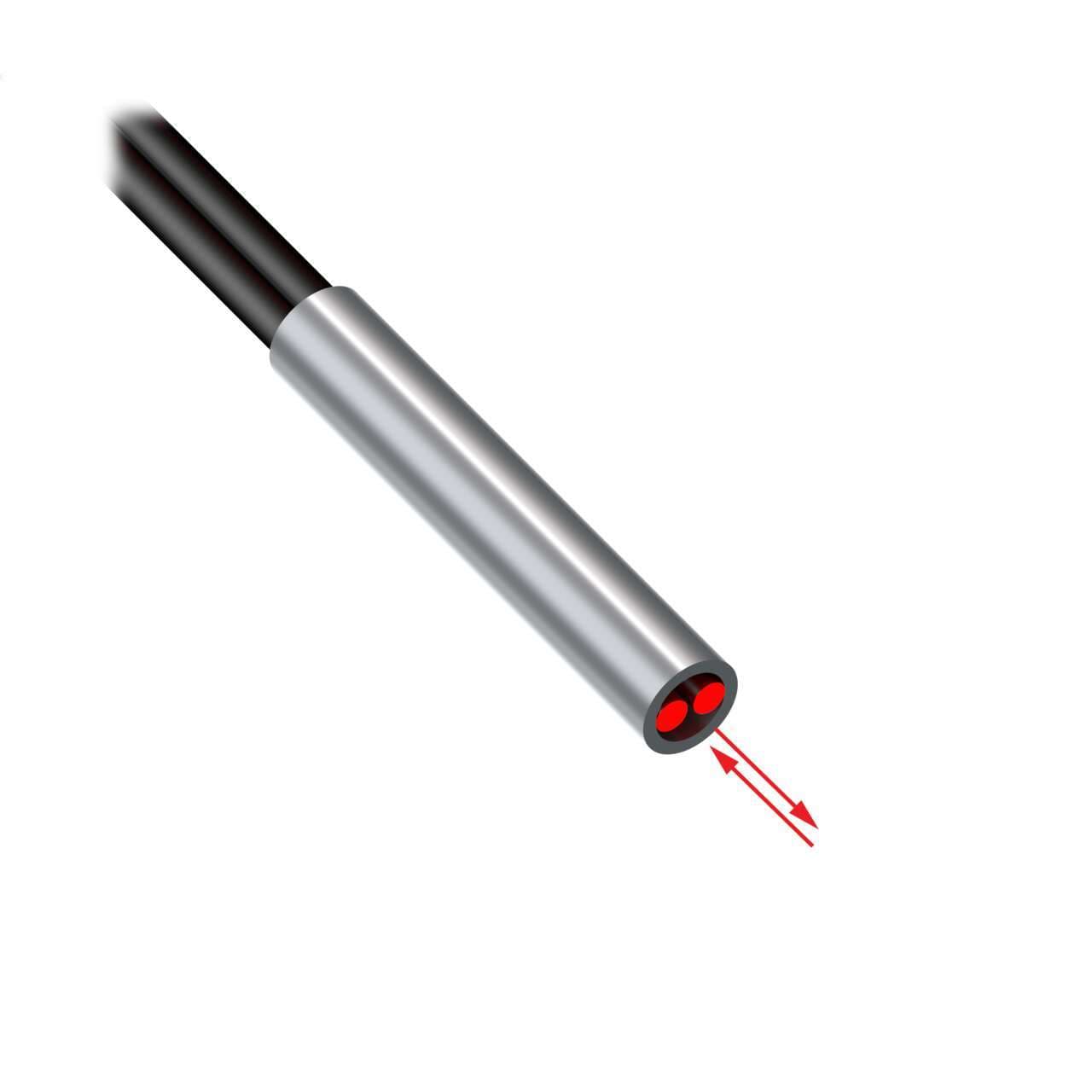 Banner PBF46UM3MJ1.3HF Plastic Fiber, Diffuse Reflective; Core Dia.: 1 mm; Fiber Length 2 m; Ferrule; DuraBend, Free cut PBF46UM3MJ1.3HF on Powermatic Associates