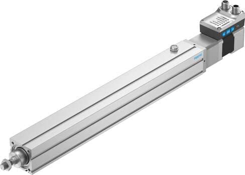 Festo 8118280 electric cylinder unit EPCS-BS-45-300-3P-A-ST-M-H1-PLK-AA Size: 45, Stroke: 300 mm, Stroke reserve: 0 mm, Piston rod thread: M10x1,25, Reversing backlash: 100 µm 8118280 on Powermatic Associates