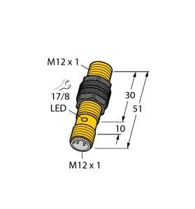 Turck BI2-S12-AD4X-H1141 BI2-S12-AD4X-H1141 Turck - BI2-S12-AD4X-H1141 Inductive Sensor BI2-S12-AD4X-H1141 on Powermatic Associates