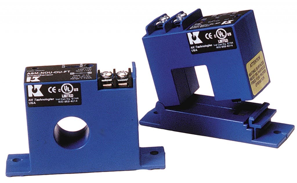 NK Technologies ASM-NOU-UL-SP AC Current Switch, Split Core, 2.8-150 A Self Calibrating Setpoint, Underload Only, Top Terminals, N.O. 0.3 A @ 135 VAC/VDC ASM-NOU-UL-SP on Powermatic Associates