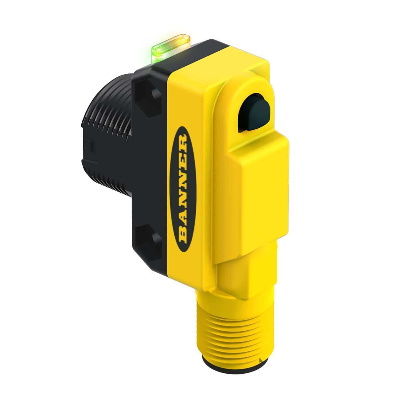 Banner QS18EP6DQ8 WORLD-BEAM QS18 Expert Series: Diffuse; Range: 800 mm; Input: 10-30 V dc; Output: Complementary Solid-State PNP; M12 Integral QD QS18EP6DQ8 on Powermatic Associates