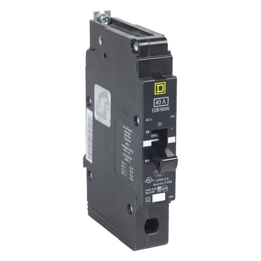 Schneider Electric EJB16035 Mini circuit breaker, E-Frame, 35A, 1 pole, 600Y/347 VAC, 100 kA max, bolt on EJB16035 on Powermatic Associates