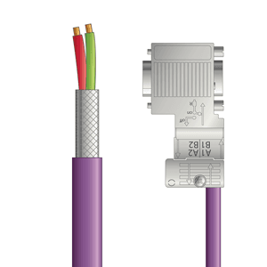 Lapp PB4110118F02 PB4110118F02 - LAPP UNITRONIC® PROFIBUS Cordsets 24 AWG / 1 pair Bus - Violet Polyurethane (PUR) - Wire Leads / D-sub Master connectors - 2m PB4110118F02 on Powermatic Associates