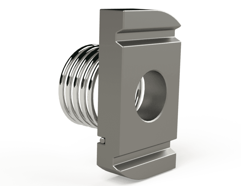 Saginaw Control SCE-PS3816CN Channel Nut Kit (20pcs), Height:8.00", Width:5.00", Depth:1.00",  SCE-PS3816CN on Powermatic Associates