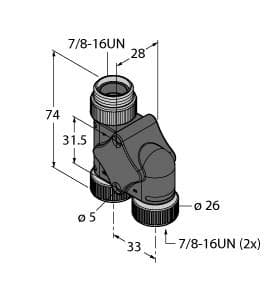Turck XSH-RSM-2RKM 40 XSH-RSM-2RKM 40 Turck - XSH-RSM-2RKM 40 XSH-RSM-2RKM 40 on Powermatic Associates