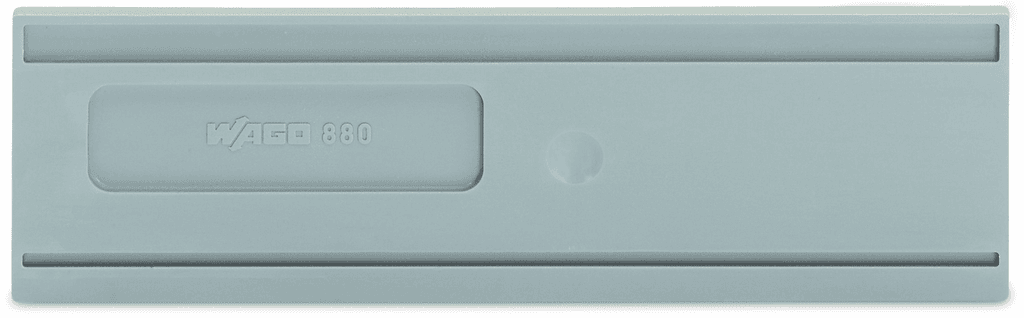 WAGO 880-345 880-345 WAGO - Separator plate; 2 mm thick; oversized; gray 880-345 on Powermatic Associates
