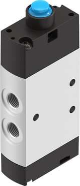 Festo 8031320 stem actuated valve VMEF-SC-M52-M-G18 Valve function: 5/2 monostable, Type of actuation: mechanical, Width: 20 mm, Standard nominal flow rate: 750 l/min, Operating pressure MPa: -0,095 - 1 MPa 8031320 on Powermatic Associates