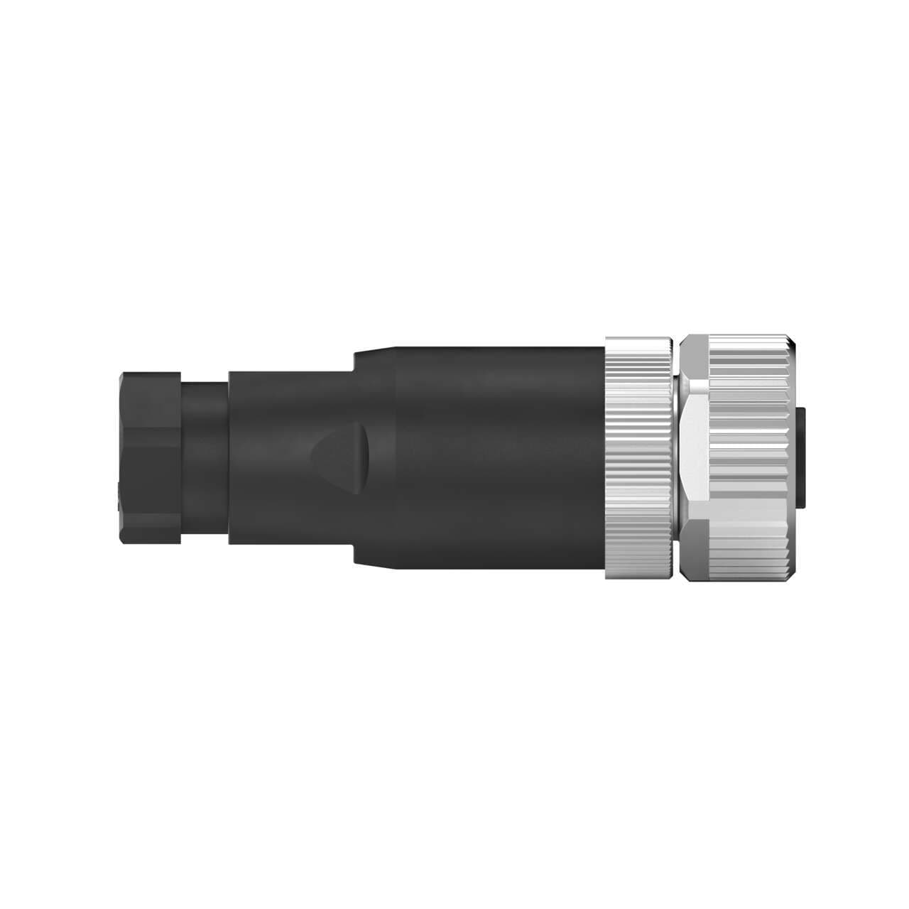 Banner BFW-M12F8-8X Banner BFW-M12F8-8X - Field Wireable: M12; 8-pin Straight Female; 22 AWG 6-8 mm Cable Range; Screw Terminal; PA+GF Black Body; Aluminum Alloy Coupling Nut BFW-M12F8-8X on Powermatic Associates