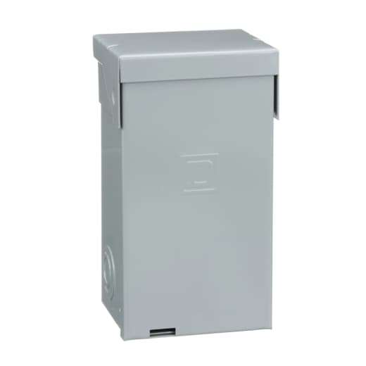 Schneider Electric HOME250SPA Square D by Schneider Electric HOME250SPA is a load center designed with an enclosed circuit breaker. It measures 238mm in height, 124mm in width, and 102mm in depth (approximately 9.37 inches by 4.88 inches by 4.02 inches), and offers 2 spaces for circuit installation. Constructed from welded galvannealed steel for the enclosure, this load center is built to provide a degree of protection rated at NEMA 3R. It supports a rated current of 50A and can operate at a rated voltage of 120Vac/240Vac. The HOME250SPA is capable of accommodating up to 4 circuits, making it suitable for various electrical distribution applications. HOME250SPA on Powermatic Associates