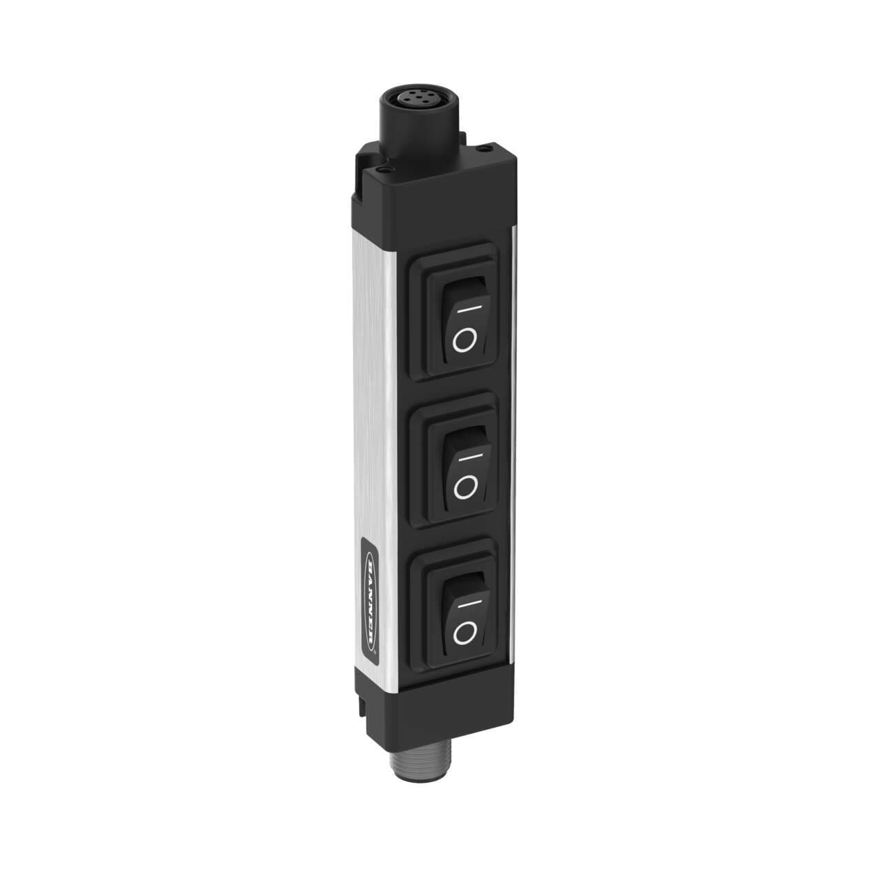 Banner LC28PB2-3Q Accessory: 3 Rocker Switch; 30 V dc; 4 A; M12 Male-Female QDs LC28PB2-3Q on Powermatic Associates