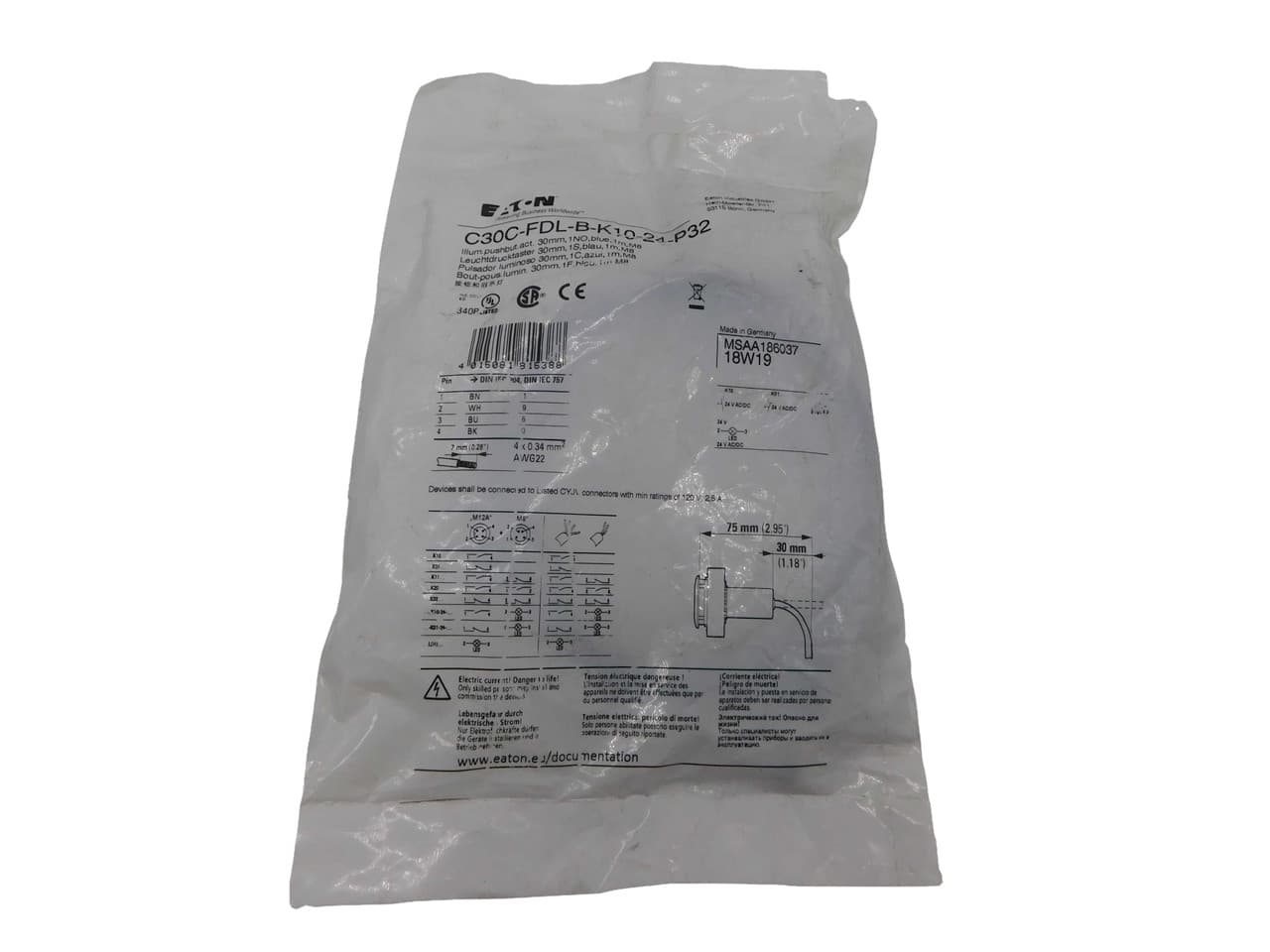 C30C-FDL-BK10-24P32 on Powermatic Associates