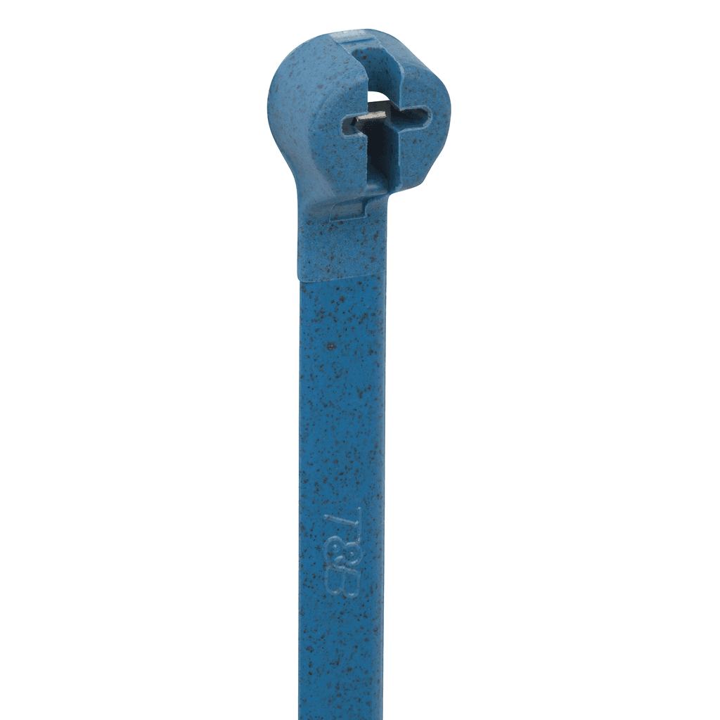 ABB Control TY523MNDT TY523MNDT ABB Control - Detectable Cable Tie, Bright Blue Polyamide (Nylon 6.6) for Temperatures up to 85 Degrees Celsius (185 F) for Indoor Applications, Length of 87.3mm (3.437 Inches), Width of 2.34mm (0.092 Inch), Thickness of 0.91mm (0.036 Inch), Maximum Bundle Diameter 15.88mm (0.625 Inch), Tensile Strength Rating of 80 Newtons (18 Pounds) TY523MNDT on Powermatic Associates