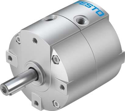 Festo 1845721 semi-rotary drive DRVS-32-270-P Size: 32, Cushioning angle: 0,5 deg, Swivel angle: 0 - 270 deg, Cushioning: P: Flexible cushioning rings/plates at both ends, Assembly position: Any 1845721 on Powermatic Associates