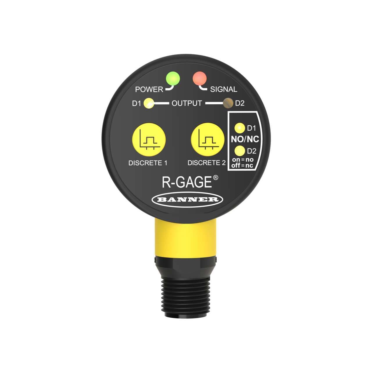 Banner T30R-4545-KIQ T30R R-GAGE Series Radar Sensor; Range 10 m; Input: 10-30 V dc; 4-20 mA Analog, 1 NPN/PNP Configurable with IO-Link; 5-pin M12 Integral QD T30R-4545-KIQ on Powermatic Associates