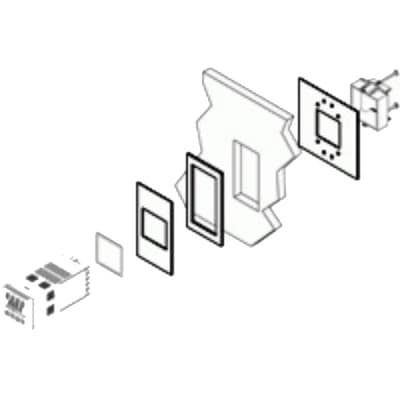 Red Lion PMK60000 Red Lion PMK60000 is a mounting accessory designed as a panel mount adapter kit, facilitating the conversion from 1/8 DIN to CUB5. PMK60000 on Powermatic Associates