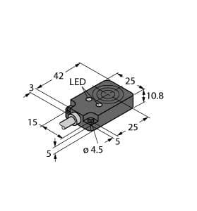 Turck BI8U-Q10-AP6X2-0.2-PSG3M BI8U-Q10-AP6X2-0.2-PSG3M Turck - BI8U-Q10-AP6X2-0.2-PSG3M Inductive Sensor BI8U-Q10-AP6X2-0.2-PSG3M on Powermatic Associates