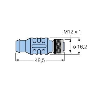 Turck RKE 57-TR2 RKE 57-TR2 Turck - RKE 57-TR2 Accessories for Fieldbus Systems, Bus termination resistor RKE 57-TR2 on Powermatic Associates
