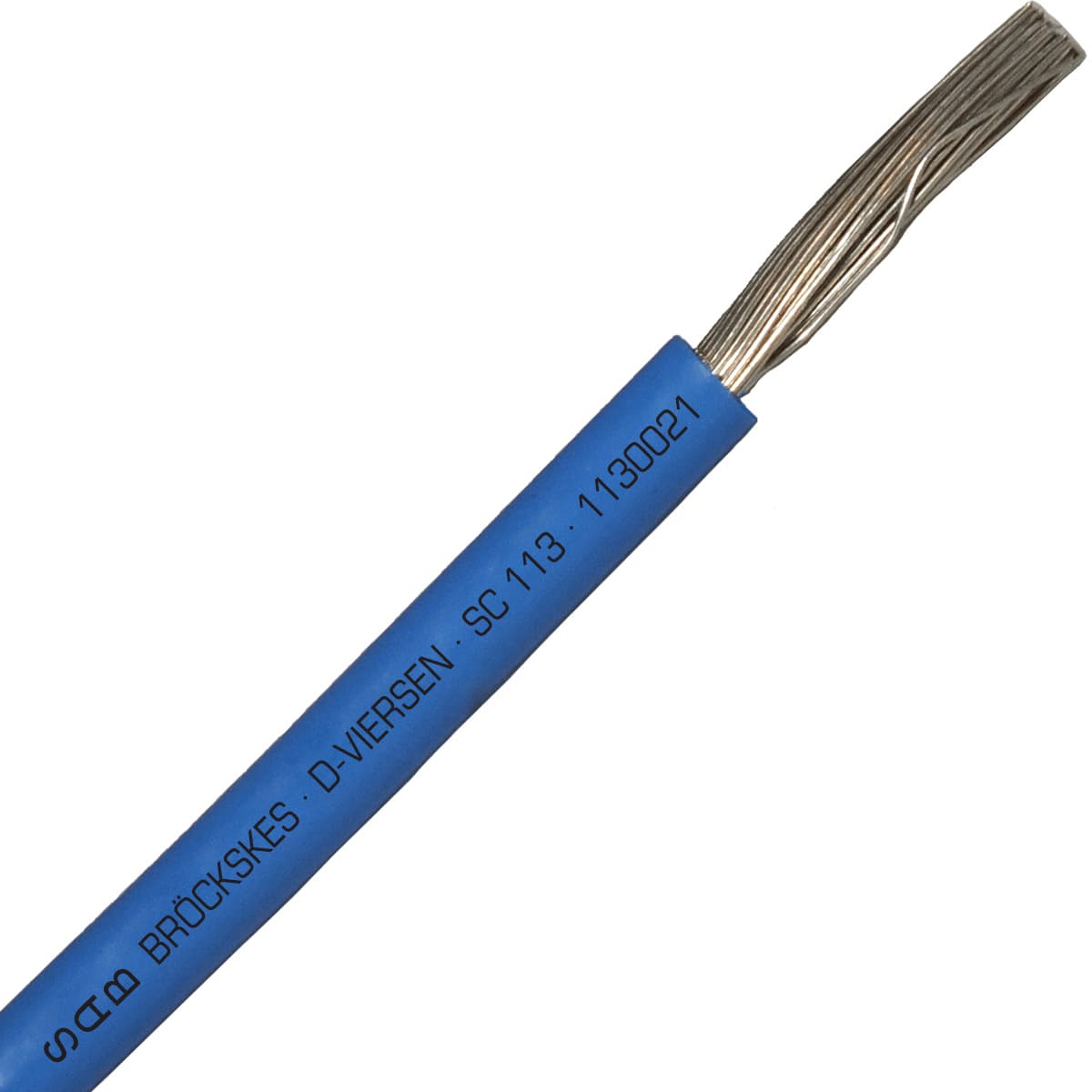 SAB 1130021 SC 113 - 24 AWG, high temperature Blue silicone hook-up wire, CE, RoHS 1130021 on Powermatic Associates