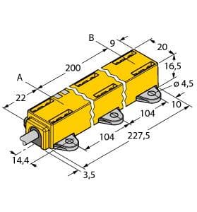 Turck LI200P1-Q17LM1-LIU5X2 LI200P1-Q17LM1-LIU5X2 Turck - LI200P1-Q17LM1-LIU5X2 Inductive Linear Position Sensor LI200P1-Q17LM1-LIU5X2 on Powermatic Associates
