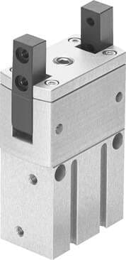 Festo 563904 radial gripper HGRT-16-A Size: 16, Max. replacement accuracy: <: 0,2 mm, Max. angular gripper jaw backlash ax,ay: <: 0,1 deg, Max. opening angle: 180 deg, Rotationally symmetrical: <: 0,2 mm 563904 on Powermatic Associates
