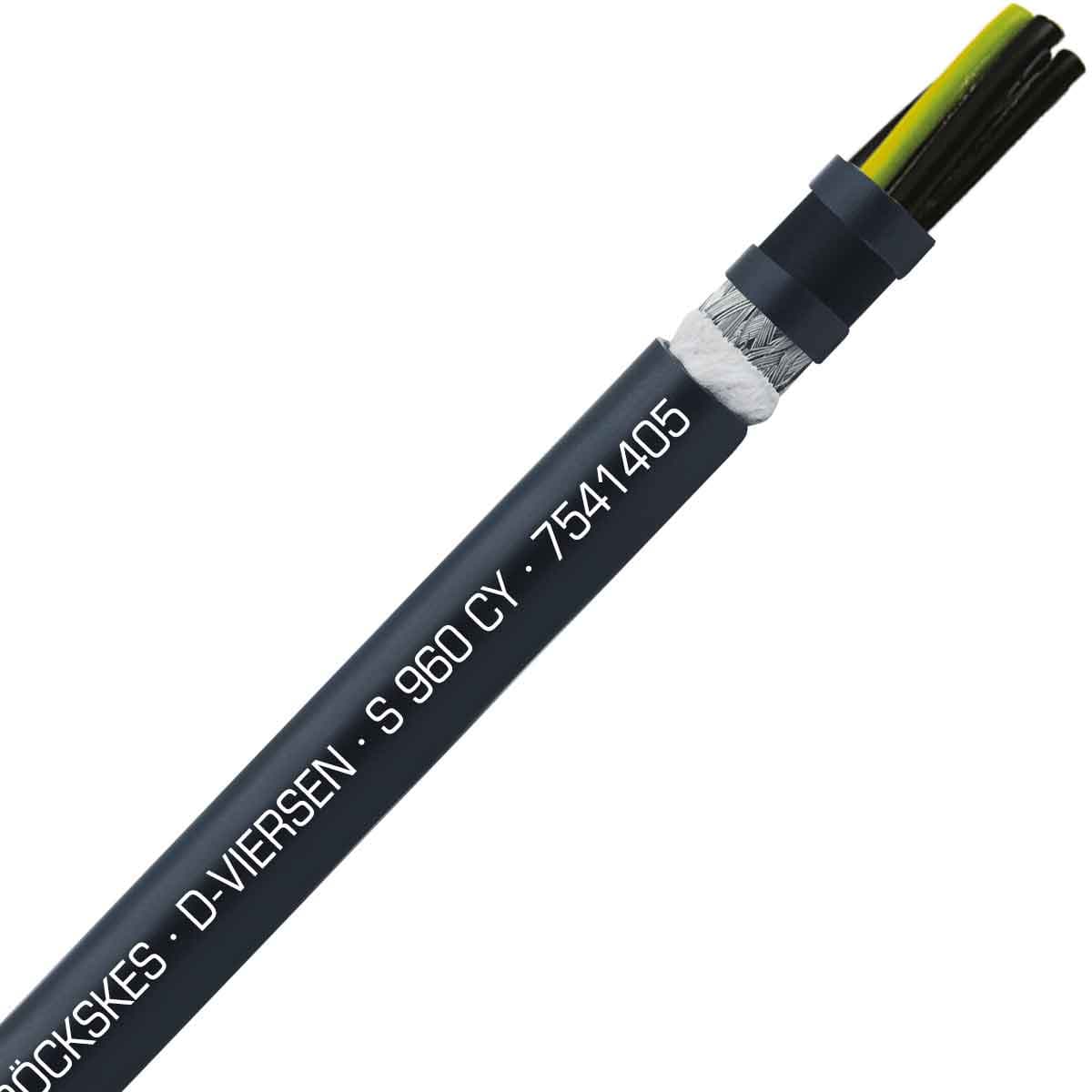 SAB 7541405 S 960 CY - 14 AWG/5c, shielded oil resistant continuous flex PVC control cable, UL, CSA, CE,RoHS 7541405 on Powermatic Associates