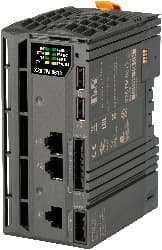 B&R X20EM0613 X20 Embedded PLC, Atom 1.3 GHz, 1 GB DDR4 RAM, 64 kB FRAM, 2 GB onboard flash drive, 2 USB interfaces, 1 RS485 interface, 1 POWERLINK interface, 1 Ethernet interface 10/100BASE-T X20EM0613 on Powermatic Associates