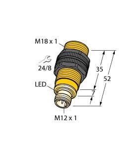 Turck NI12U-S18-VP6X-H1141 NI12U-S18-VP6X-H1141 Turck - NI12U-S18-VP6X-H1141 Inductive Sensor NI12U-S18-VP6X-H1141 on Powermatic Associates