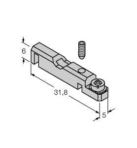Turck KLT1 KLT1 Turck - KLT1 Accessories, Mounting Bracket, For T-groove Cylinders KLT1 on Powermatic Associates