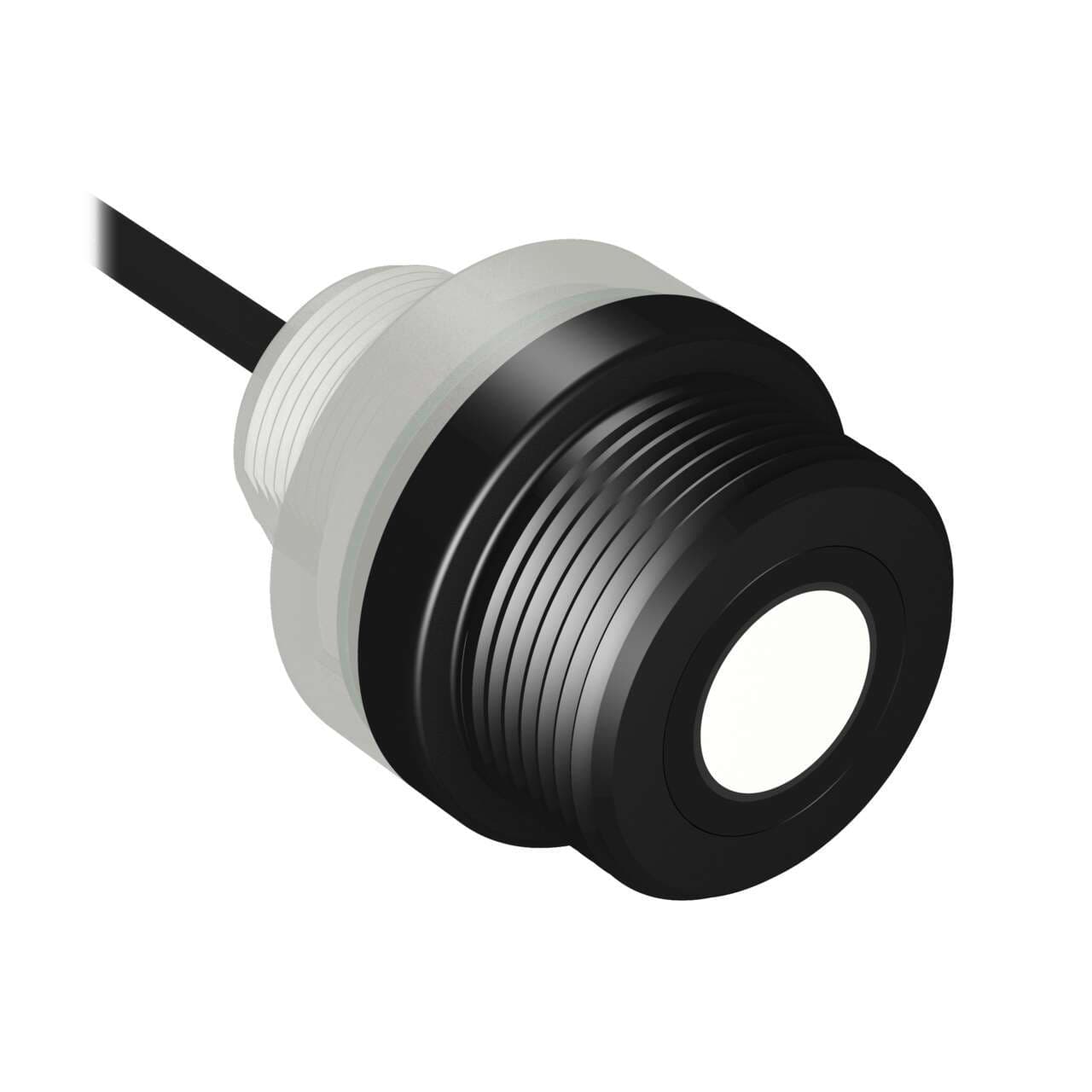 Banner K50UX2CRA Ultrasonic Sensor 0.3 m to 3 m; Modbus Slave Device via RS-485; Range: 300 mm - 3 m (11.8 in to 118 in); 230 mm (9 in) M12 Pigtail QD K50UX2CRA on Powermatic Associates