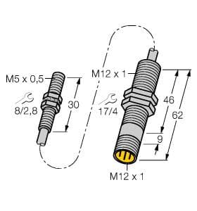 Turck BI1.5-EG05-0.3-M12-SIU-H1141 BI1.5-EG05-0.3-M12-SIU-H1141 Turck - BI1.5-EG05-0.3-M12-SIU-H1141 Inductive Sensor, With Analog Output BI1.5-EG05-0.3-M12-SIU-H1141 on Powermatic Associates
